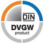 Der Wasserenthrter trgt das DIN/DVGW - Zeichen