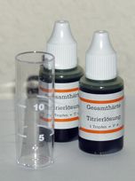 Wasserhärte-Meßbesteck