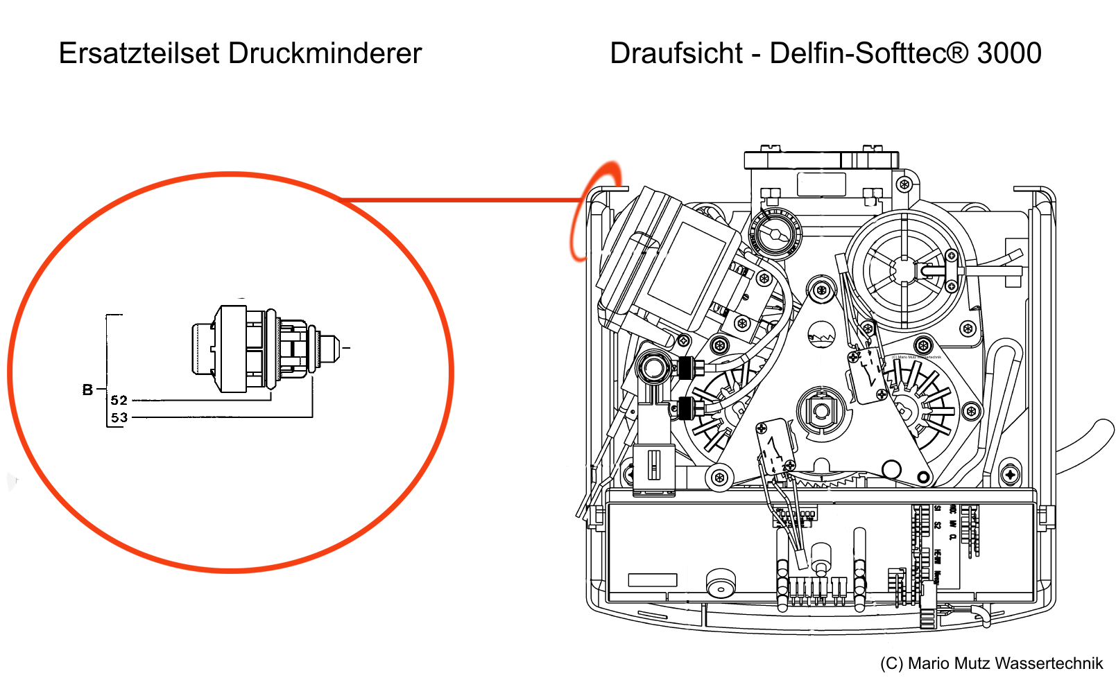 Ersatzteilset Druckminderer